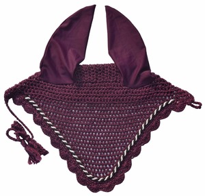 ผ้าคลุมศีรษะม้าแบบพรีเมียม ป้องกันแมลงวัน สำหรับขี่ม้า ทนทาน ผลิตจากวัสดุคุณภาพดี ระบายอากาศได้ดี ป้องกันแมลงบริเวณหูสำหรับม้า - Product Image 3