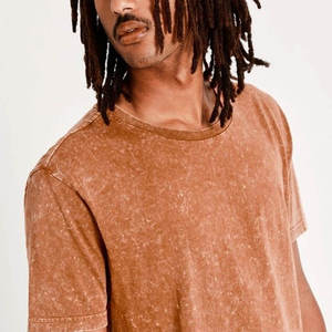 Camiseta de algodón extragrande de alta calidad para hombre, estilo urbano, lavada con ácido, para hombre - Product Image 3