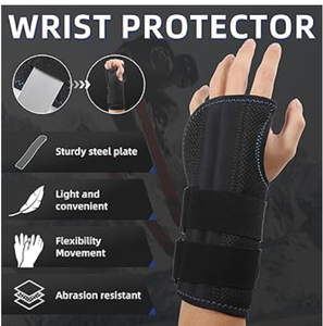 Wrist Brace Neoprene Breathable Eco-friendly Support with Buckle Closure for Adults Carpal Tunnel Sport Outdoor <b>Classic</b> Style - Product Image 6