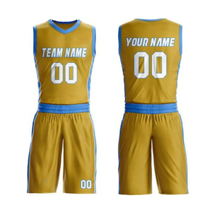 Best Quality Basketball Uniform Sports Custom Made 100% Polyester New Design Basketball Uniform Sets for Online Sale - Product Image 1