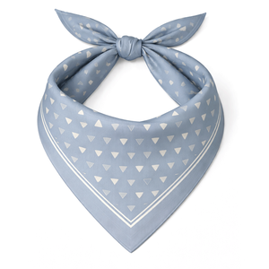 Pañuelo tipo bandana de moda, pañuelo para el cuello de algodón y seda, estampado paisley, color liso, ligero, accesorio informal de verano para exteriores - Product Image 2