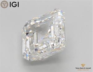 Diamante Premium de 3.51 Quilates, Color F, Claridad VS1, con Certificado IGI, Cultivado en Laboratorio CVD, Corte Asscher, Listo para Diseño Personalizado - Product Image 6