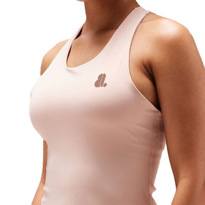 <b>Women</b> Racerback Tank Top & Sleeveless Vest 100% Cotton Spandex Blend Logo Design Breathable Quick Dry Athletic Wear - Product Image 2