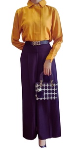 Conjunto de Traje de Dos Piezas Elegante y Profesional para Mujer, Verano 2025, con Mangas Cortas, Antiestático, Spandex/Poliéster - Product Image 3
