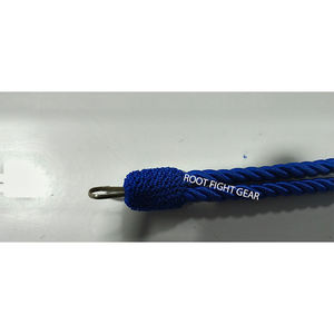 Cordón táctico de hombro de seda y algodón de primera calidad, color azul, hecho a medida con material personalizable - Product Image 3