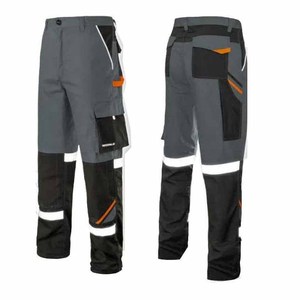 New Arrival Hi Vis <b>Winter</b> Workwear Safety <b>Work</b> Pants for Men Reflective Polyester Customized Logo Multi-Pocket <b>Trousers</b> - Product Image 6