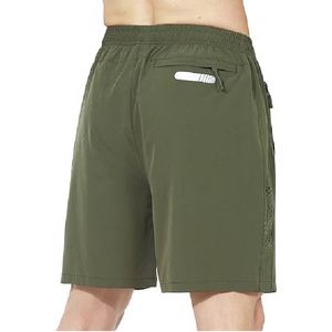 Shorts de course athlétiques pour hommes à séchage rapide, taille mi-haute avec cordon de serrage, légers, respirants, en coton, pour la gym et l'entraînement - Product Image 2