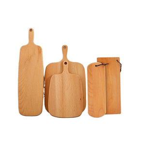 Planche à découper en bois avec poignée, planche à découper en bois, plateau de service pour fruits, pain, pizza - Product Image 2
