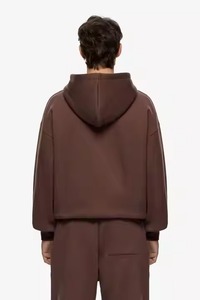 ชุดวอร์มโลโก้สั่งทำ ผลิตอย่างมืออาชีพ ลายเรียบ ระบายอากาศได้ดี ผ้าฝ้ายหนาน้ำหนักมากสำหรับผู้ชาย แบบซิป สำหรับกีฬาฤดูหนาว - Product Image 2