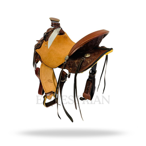 Ranch Western Saddle Horse Riding Saddle Equestrian <b>Equipment</b> - Product Image 3