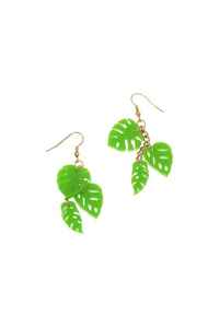 Pendientes Geométricos de Resina Acrílica de la Mejor Calidad, Joyería de Moda Unisex en Colores Rosa Menta, Morado, Azul y Rojo para Mujer - Product Image 4