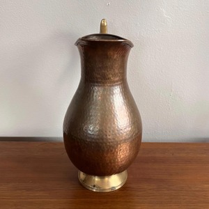 Carafe à eau en cuivre à finition texturée, carafe à eau en cuivre de style motif, carafe à eau en cuivre à finition lisse, prix d'usine en gros - Product Image 2
