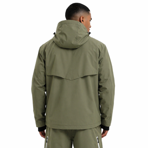Custom Men Hooded Windbreaker <b>Jacket</b> Lightweight Outdoor Streetwear <b>Zip</b> <b>Up</b> OEM Wholesale Supplier USA Factory men's <b>jackets</b> - Product Image 2
