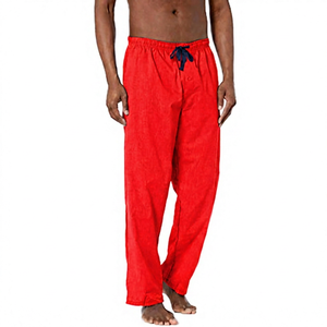 Men's <b>Light</b> Blue Corduroy Mid Waist Fleece Sleep Pants Elastic Drawstring Casual Winter Breathable Quick Dry <b>Trousers</b> - Product Image 2