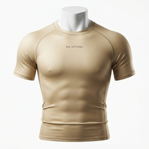 T-shirt de compression à manches courtes pour homme, style Bape, vêtements de sport, fitness, athlétisme - Product Image 3