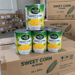 Maïs sucré en conserve de qualité supérieure, frais de la ferme, fourni en vrac dans des emballages en conserve pour les distributeurs mondiaux ayant besoin d'une source de légumes fiable - Product Image 1