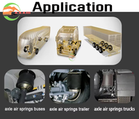 Suspension pneumatique Delong X3000, nouvelle suspension pneumatique M3000, airbag DZ9X259520006