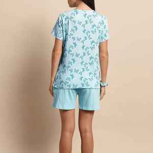 Custom Logo Sun Protection <b>Short</b> <b>Sleeve</b> Chiffon <b>Cardigan</b> And Matching Camisole <b>Shorts</b> Women Summer Set - Product Image 4