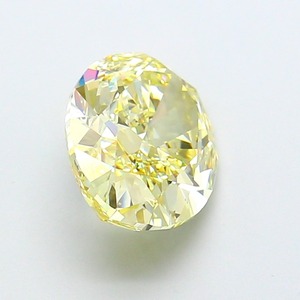 Diamant Jaune Fantaisie 4,08 Carats Pureté VS1 Coupe Ovale Modifiée Polissage Excellent Certifié CVD Cultivé en Laboratoire Pierre Précieuse Libre Premium - Product Image 1