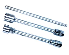 Clé à molette double à levier robuste pour camions et voitures, en acier au carbone, avec barre de levier pour écrous de roue - Product Image 3
