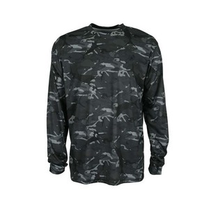 Vêtements de pêche camouflage au design unique, vêtements de sport d'extérieur, vêtements en polyester et élasthanne, maillots de pêche sublimés performants - Product Image 1