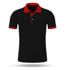 Business Casual Short Sleeve Knitted for Shirt Eco-Friendly Quick Dry Custom Logo Printing Comfortable Fit - Product Image 1