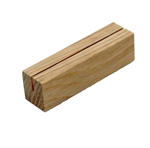 Moderno Porta Tarjetas de Visita Cuadrado de Madera, Porta Tarjetas de Presentación, Decoración Elegante para Mesa, Modelo U F INTERNATIONAL WCH-5, Precio Increíble - Product Image 2