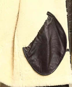 Chaqueta de Cuero Genuino de Piel de Oveja para Hombre, Estilo Motero Vintage, Diseño Personalizado OEM, Chaquetas de Alta Calidad para Hombre - Product Image 4