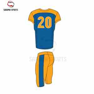 Uniforme de football américain de style moderne avec service OEM, tenue d'équipe, uniforme de football américain fabriqué en 100 % polyester - Product Image 3