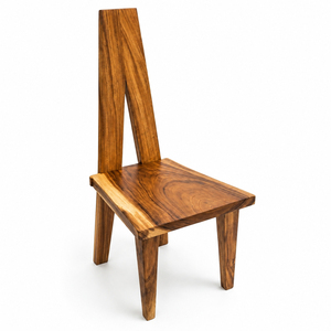 Modern <b>Dining</b> Room Solid Suaar Wood Geometric Frame <b>Dining</b> <b>Chair</b> a Model Durable Artisan Crafted Hospitality Furniture - Product Image 3