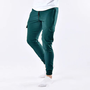Pantalones Cargo de Lona para Hombre de Alta Calidad, Estilo Casual, con Botones, Cierre con Cordón, Bolsillos, Cintura Media, Antiarrugas, para Verano - Product Image 3