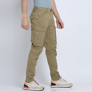 Pantalones Cargo de Mezclilla Elástica Ajustada para Hombre, de Alta Calidad, con Diseño Rasgado, Pierna Recta, Cintura Flexible y Cómoda, Venta al Por Mayor - Product Image 4