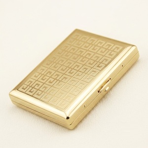 Étui à cigarettes vintage en métal gaufré, boîte à cigares de poche en acier inoxydable, porte-cigares personnalisé, vente en gros, cadeaux pour hommes, meilleur prix - Product Image 2