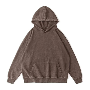 Sudadera con Capucha con Efecto Ácido, Proveedor de Exportación, Sudadera de Forro Polar con Efecto Vintage, Personalización de Marca, Fabricación al por Mayor para Ropa Urbana - Product Image 1