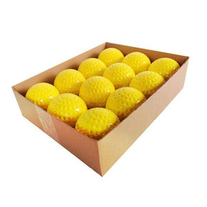 Custom Logo PU Dimpled Practice <b>Balls</b> for Pitching Machines <b>Baseball</b> Softball Cricket Training <b>Balls</b> 12 Pack - Product Image 1