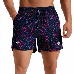 Shorts d'entraînement personnalisés par sublimation pour hommes, 100 % polyester, imperméables, shorts tactiles, vêtements de fitness pour hommes, shorts d'entraînement pour hommes - Product Image 1