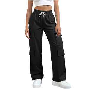 Pantalon de randonnée pour femme personnalisé, taille haute, léger, imperméable, respirant, pantalon cargo, pantalon décontracté d'extérieur avec poches - Product Image 2