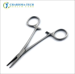 Pinza Arterial Hemostática Manual Premium CHARISMA-TECH Kocher 1x2 Dentada de Acero Inoxidable, Pinza Quirúrgica de Alta Resistencia para Columna Vertebral - Product Image 1