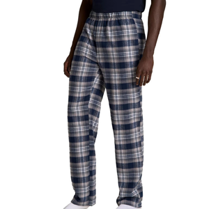 Men's Professional Design Casual Waist Flannel Trousers 100% Cotton Breathable Lightweight Drawstring Bottoms Sexy Solid Pattern - Product Image 1