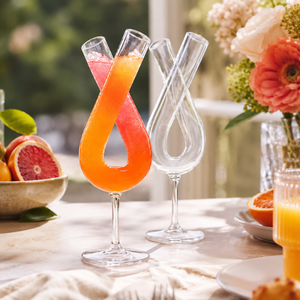 Copas de Cóctel Transparentes de Borosilicato Hechas a Mano de 250 ml, Copas de Martini y Margarita Sin Plomo, Cristalería Reutilizable al por Mayor - Product Image 1