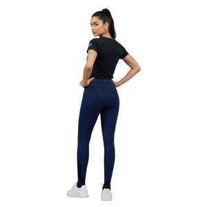 Vente en gros d'usine : Culottes d'équitation intégrales pour femmes |   Pantalon d'équitation moderne de luxe en silicone antidérapant, respirant et durable - Product Image 3