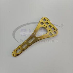 Cabezal manual de acero de 2.4MM OEM con bloqueo de seguridad, ángulo variable, de dos columnas, para radio distal, con orificios de 19.5MM de ancho, de Blush Surgical - Product Image 3