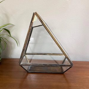 Small Golden Cube With Lid Glass Led Light Grow Terrarium for Plant Wedding Home Decoration Planter Crafts Flower Pots Terrarium - Product Image 6