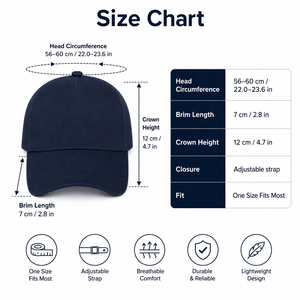 หมวกแก๊ปสีแดง 6 แผง แบบ Snapback ปรับขนาดได้ ผ้าคอตตอนทวิล ทรงเบสบอล สีพื้น สไตล์ลำลอง สำหรับผู้ใหญ่ ขนาด 58-60 ซม. - Product Image 4