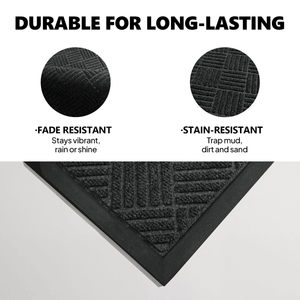 1PC Polypropylene Small Grid Composite Rubber Mat 60x90x0.7cm Gray Anti Fatigue Floor Mat for Kitchen and Home Use - Product Image 3