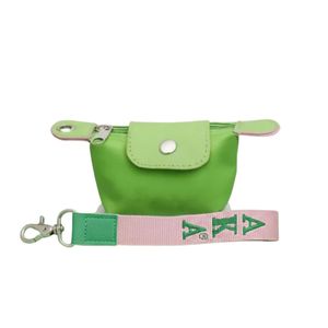 Mini pochette à bandoulière en nylon vert pour femme, petit sac à main portable, porte-monnaie décontracté, accessoire de voyage, cadeau - Product Image 4