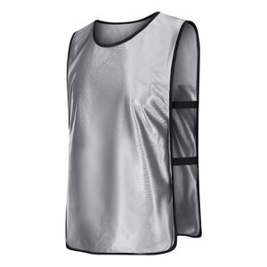 Custom Front Logo Soccer <b>Training</b> <b>Bibs</b> 100% Polyester Mesh Breathable Football Vest for Adult Men - Product Image 6