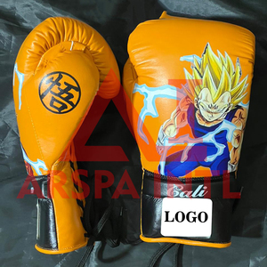 Guantes de Boxeo de Piel de Vacuno Genuina con Estampado de Goku, Diseño de Última Moda, Más Vendidos, para Niños y Adultos, Guantes de Boxeo Profesionales - Product Image 2