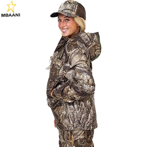 Women’s <b>Camo</b> Insulated Hunting Parka - Water Resistant Cold Weather <b>Jacket</b>, Ultra-Quiet & Rugged - Product Image 6