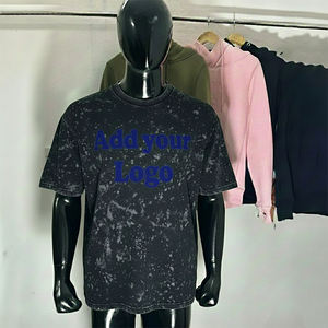 Camiseta Casual de Corte Regular con Estampado de Serigrafía en Tela de Lona, Diseño Sólido y Logotipo Frontal - Product Image 1